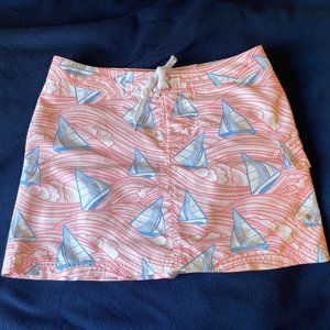 Vineyard Vines Sailboat Board Skirt - Women's size 4